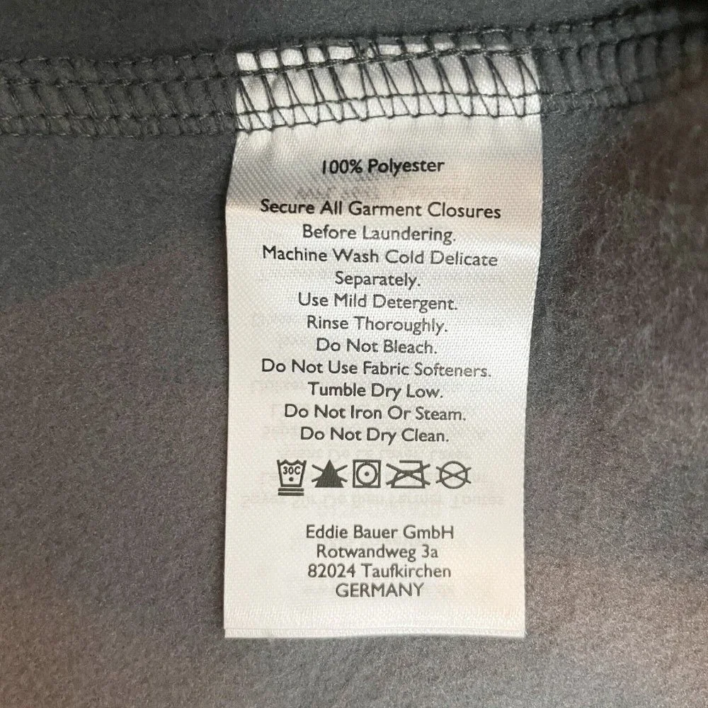 Eddie Bauer Outpace Storm HZ Mock 1/2-Zip Dark Smoke First Ascent XXL 2XL